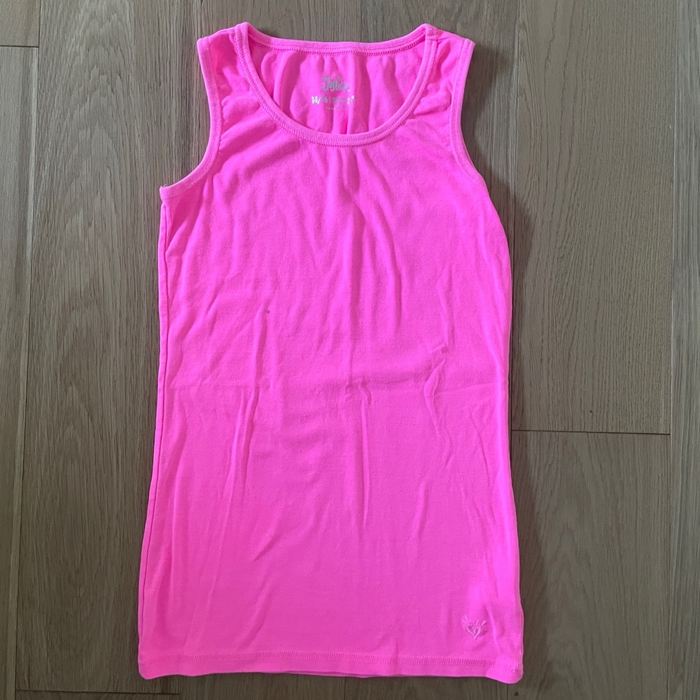Justice Fuchsia Sleeveless Top